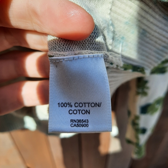 Van Heusen Green Floral Abstract Cardigan - Picture 5 of 5